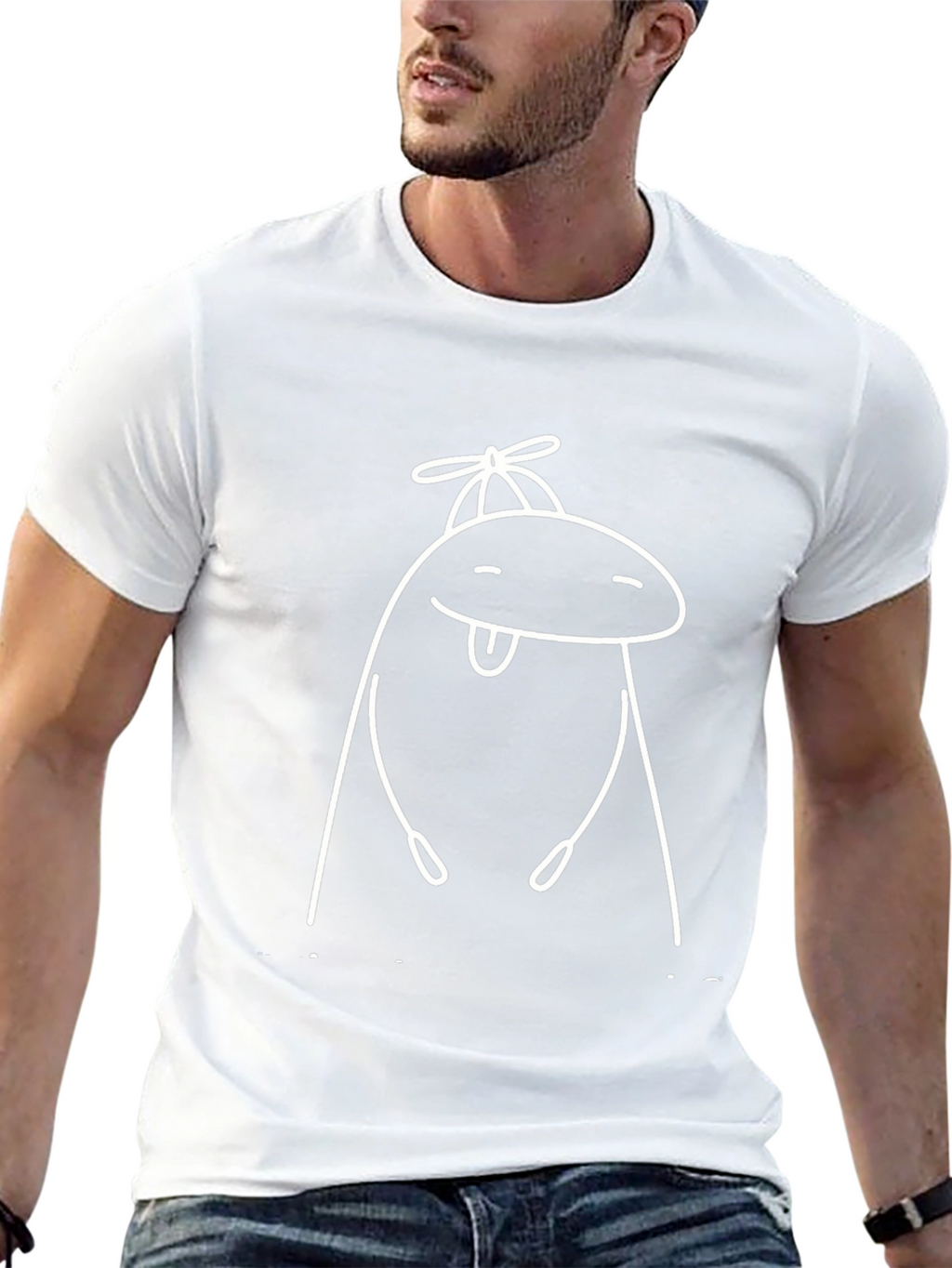 Funny Cartoon Character Graphic T-Shirt