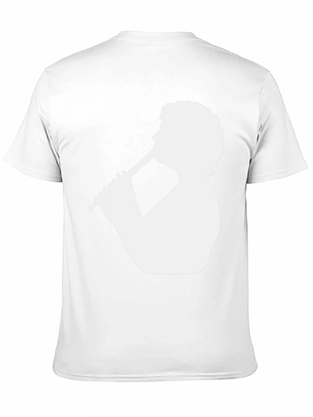 Clarinet Player Graphic Tee - Black Cotton T-Shirt