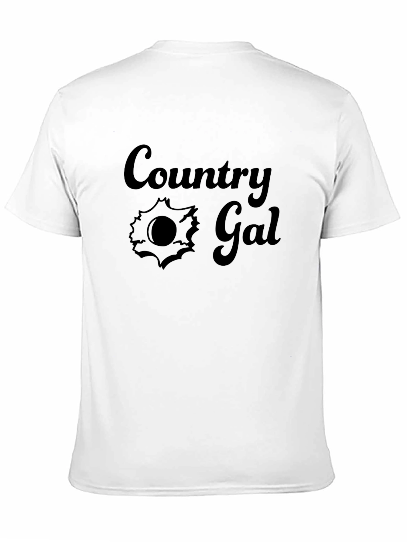 Country Gal Black Graphic T-Shirt