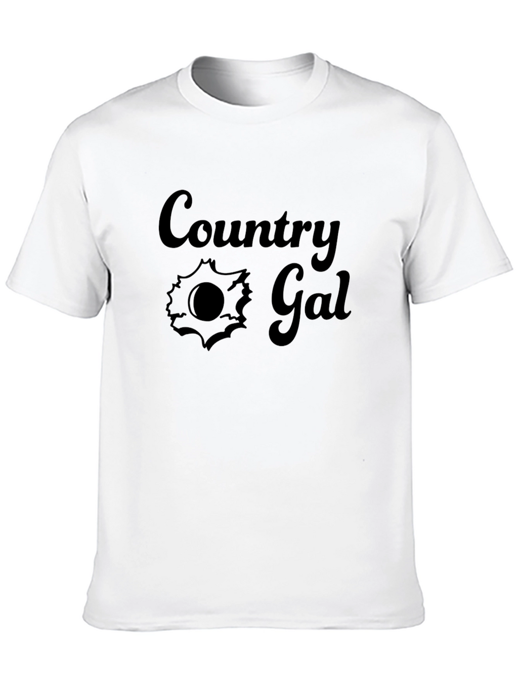 Country Gal Black Graphic T-Shirt