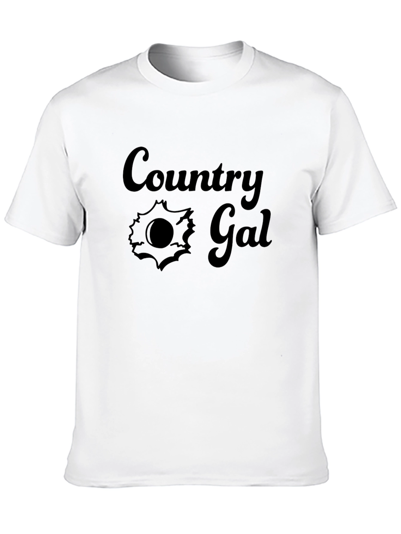 Country Gal Black Graphic T-Shirt