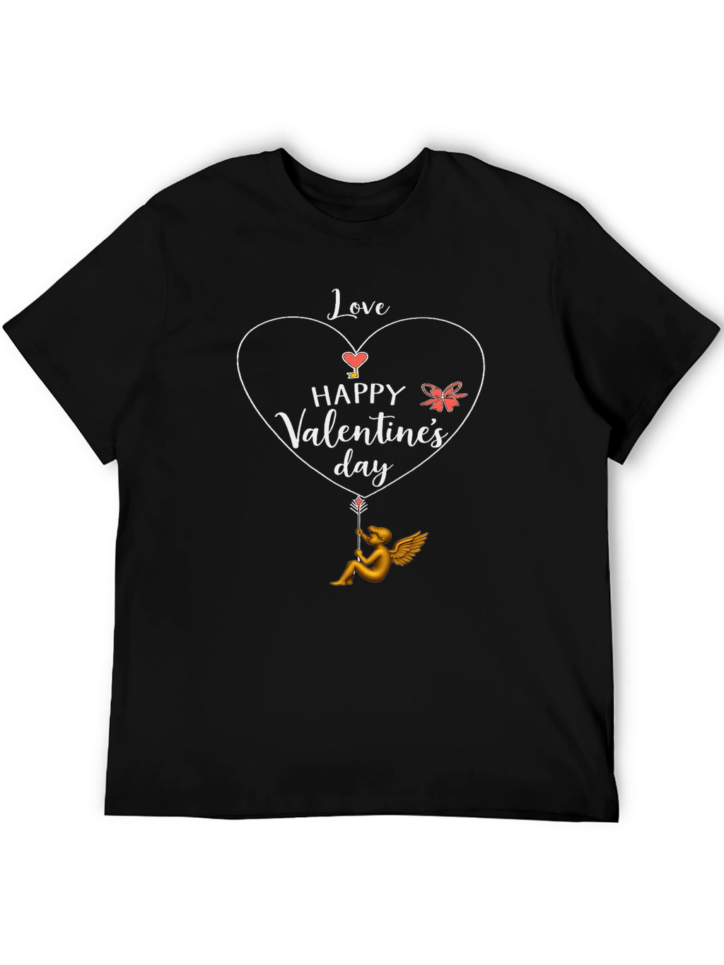 Happy Valentines Day T-Shirt Cupid Love Design