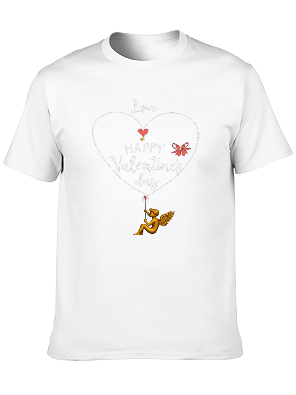 Happy Valentines Day T-Shirt Cupid Love Design