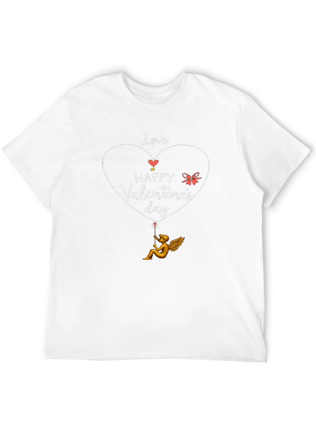 Happy Valentines Day T-Shirt Cupid Love Design