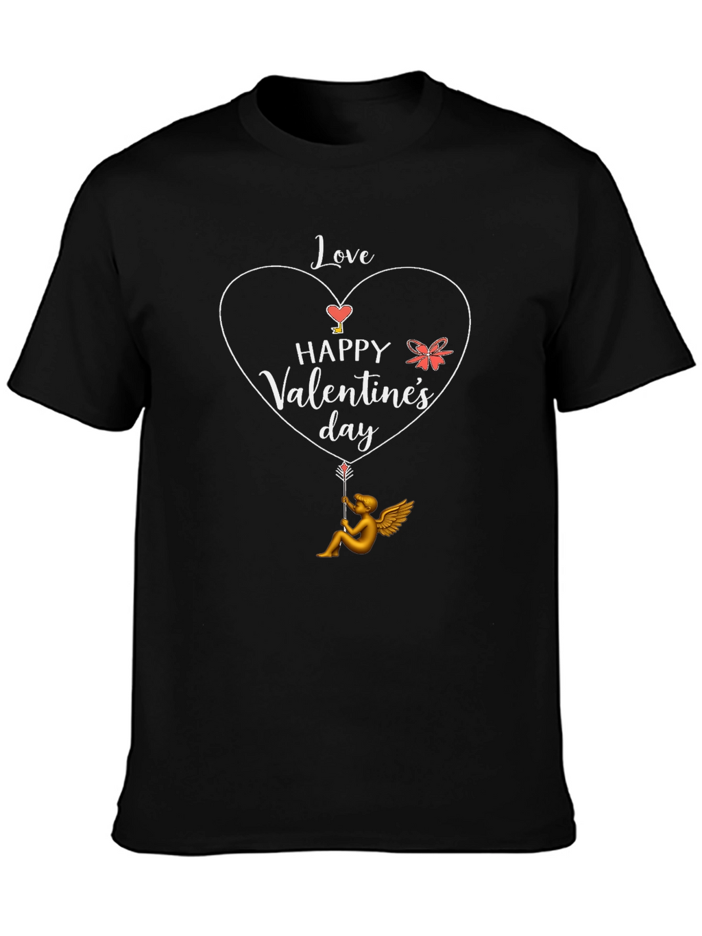 Happy Valentines Day T-Shirt Cupid Love Design
