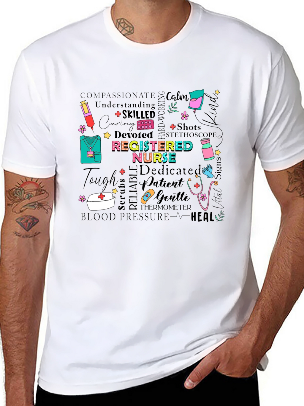 Registered Nurse Graphic T-Shirt