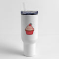 Sweet Strawberry Cupcake Illustration