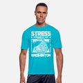 Stress is caused by not playing enough badminton