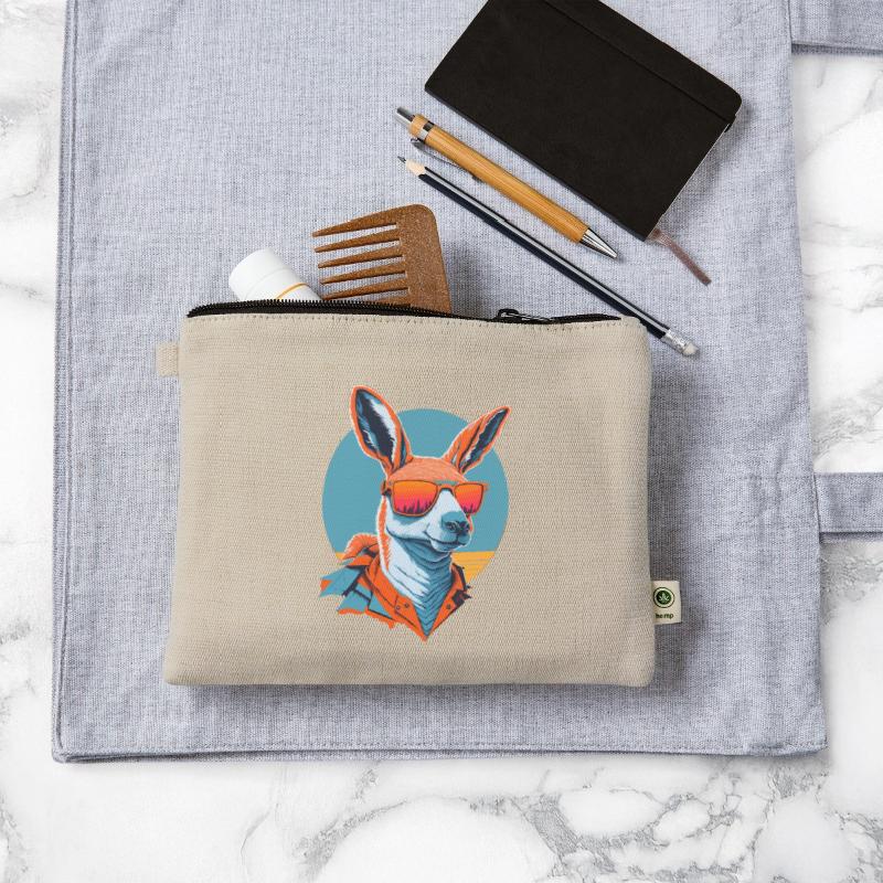 Stylish kangaroo with sunglasses