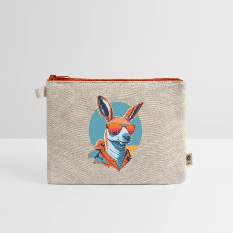 Stylish kangaroo with sunglasses