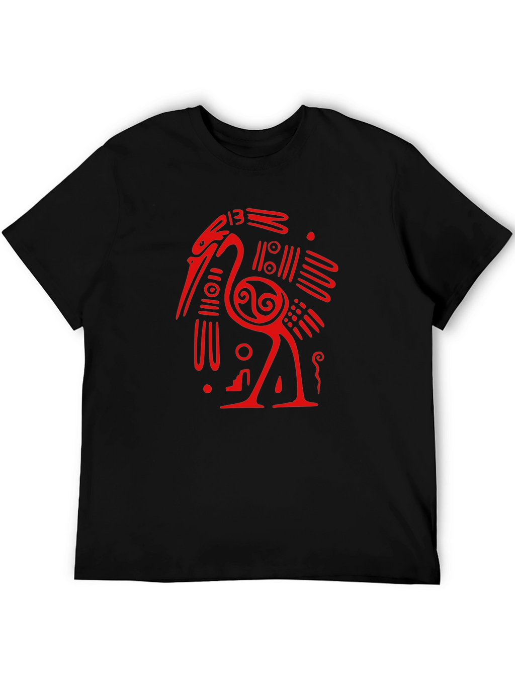 Tribal Heron Graphic Tee