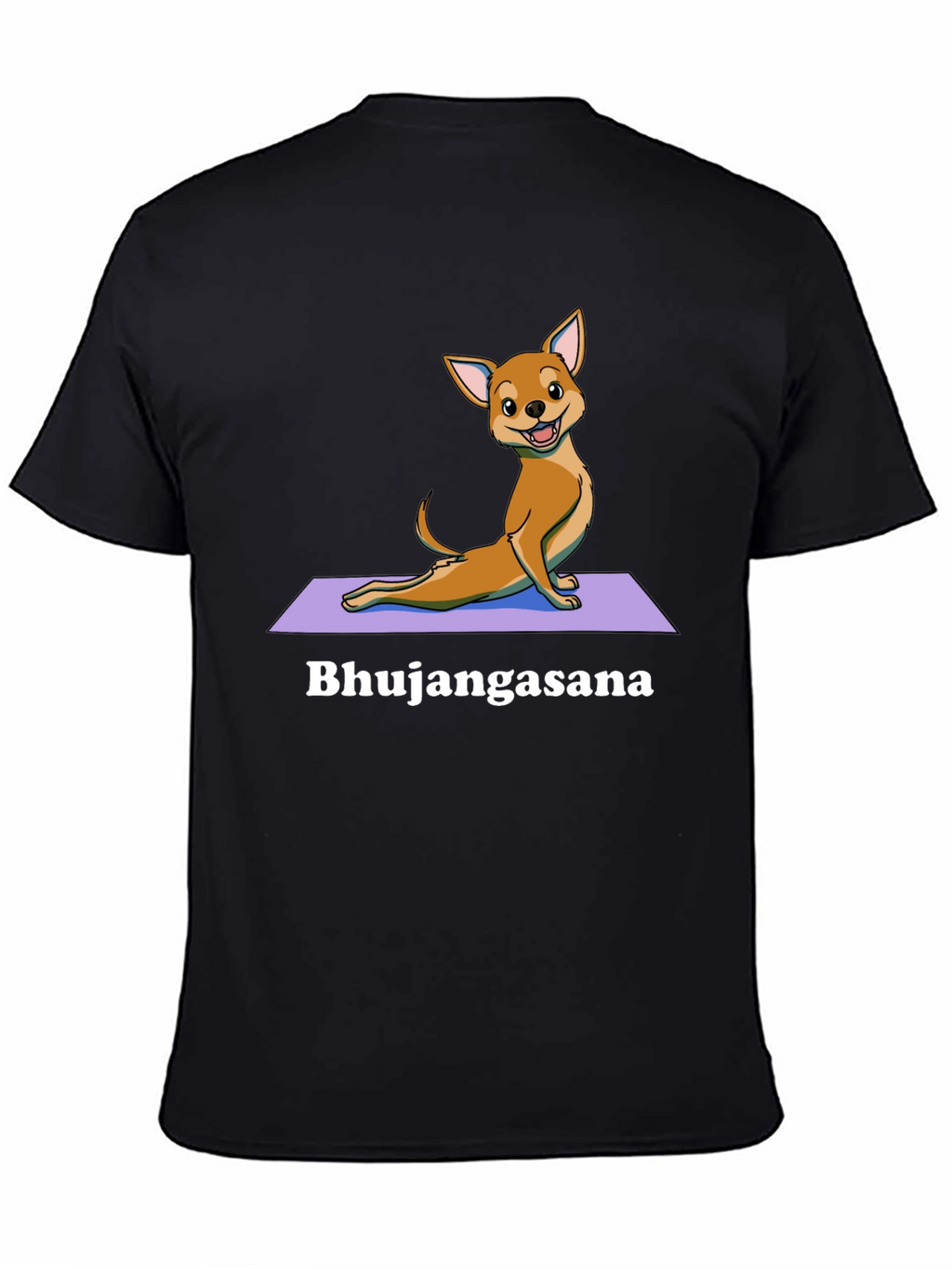 Yoga Dog T-Shirt - Bhujangasana Cobra Pose Tee