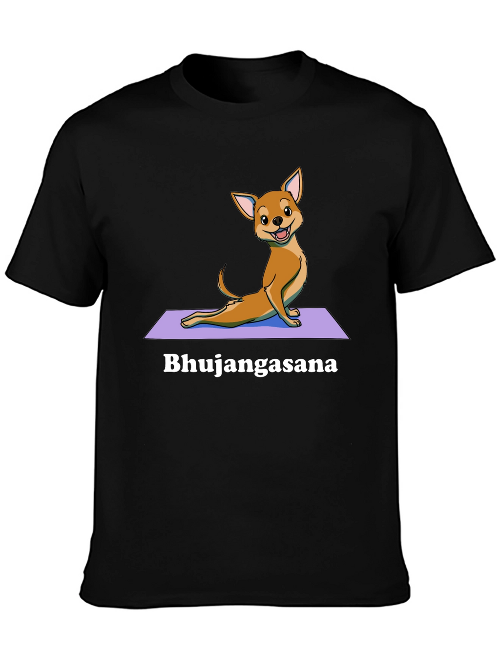 Yoga Dog T-Shirt - Bhujangasana Cobra Pose Tee
