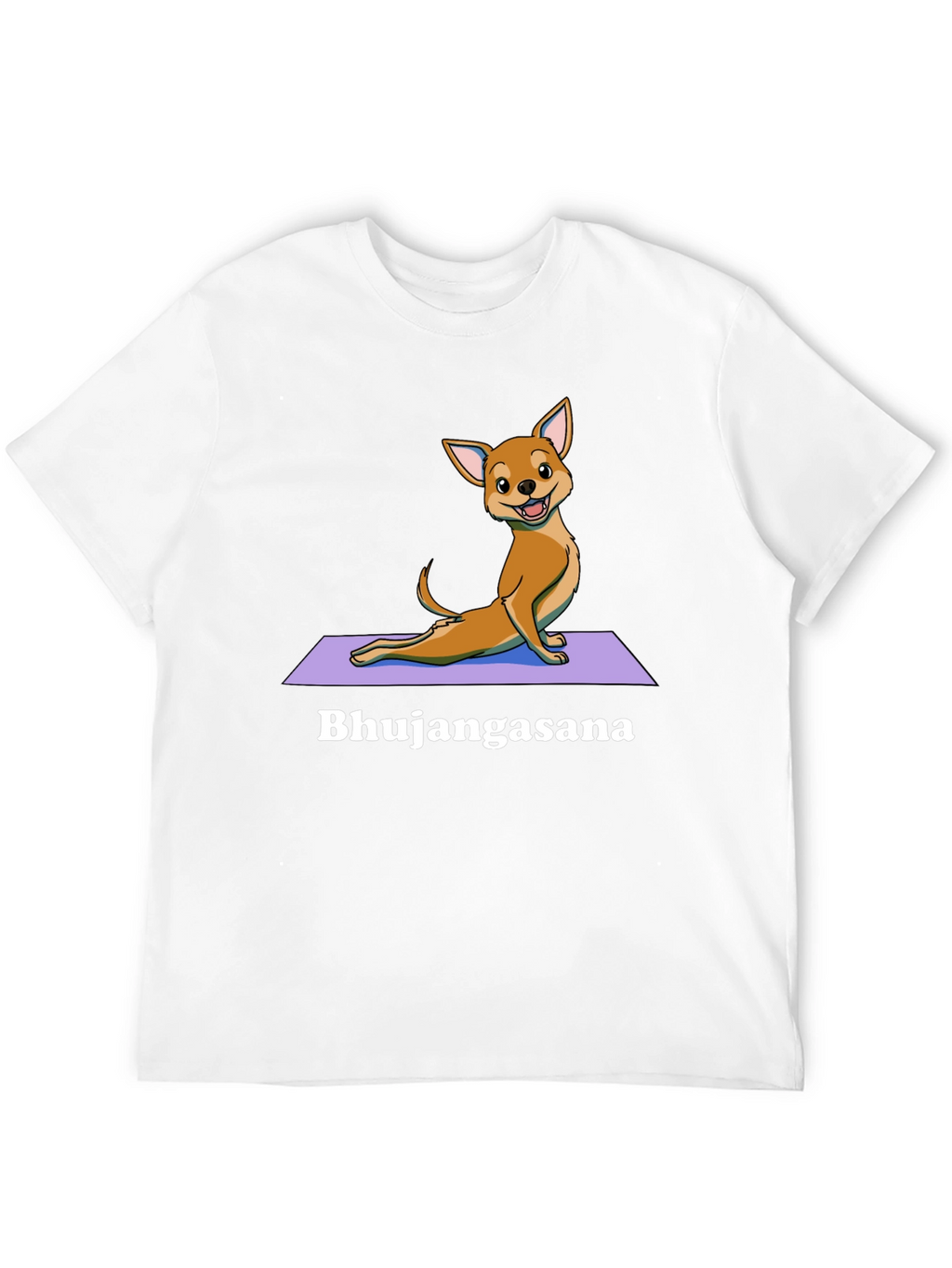 Yoga Dog T-Shirt - Bhujangasana Cobra Pose Tee