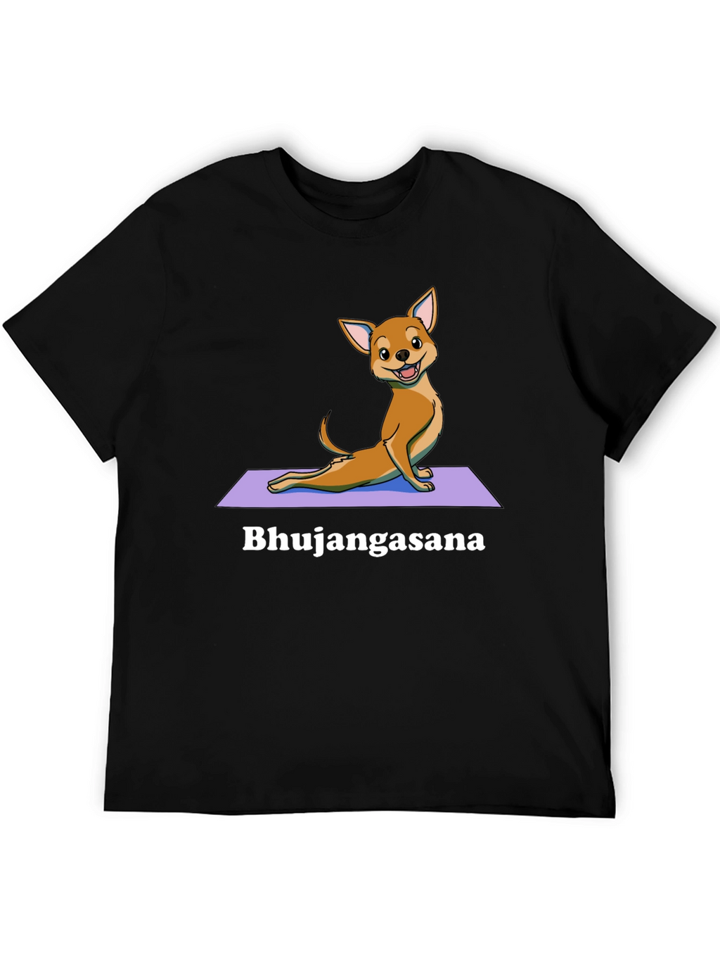 Yoga Dog T-Shirt - Bhujangasana Cobra Pose Tee