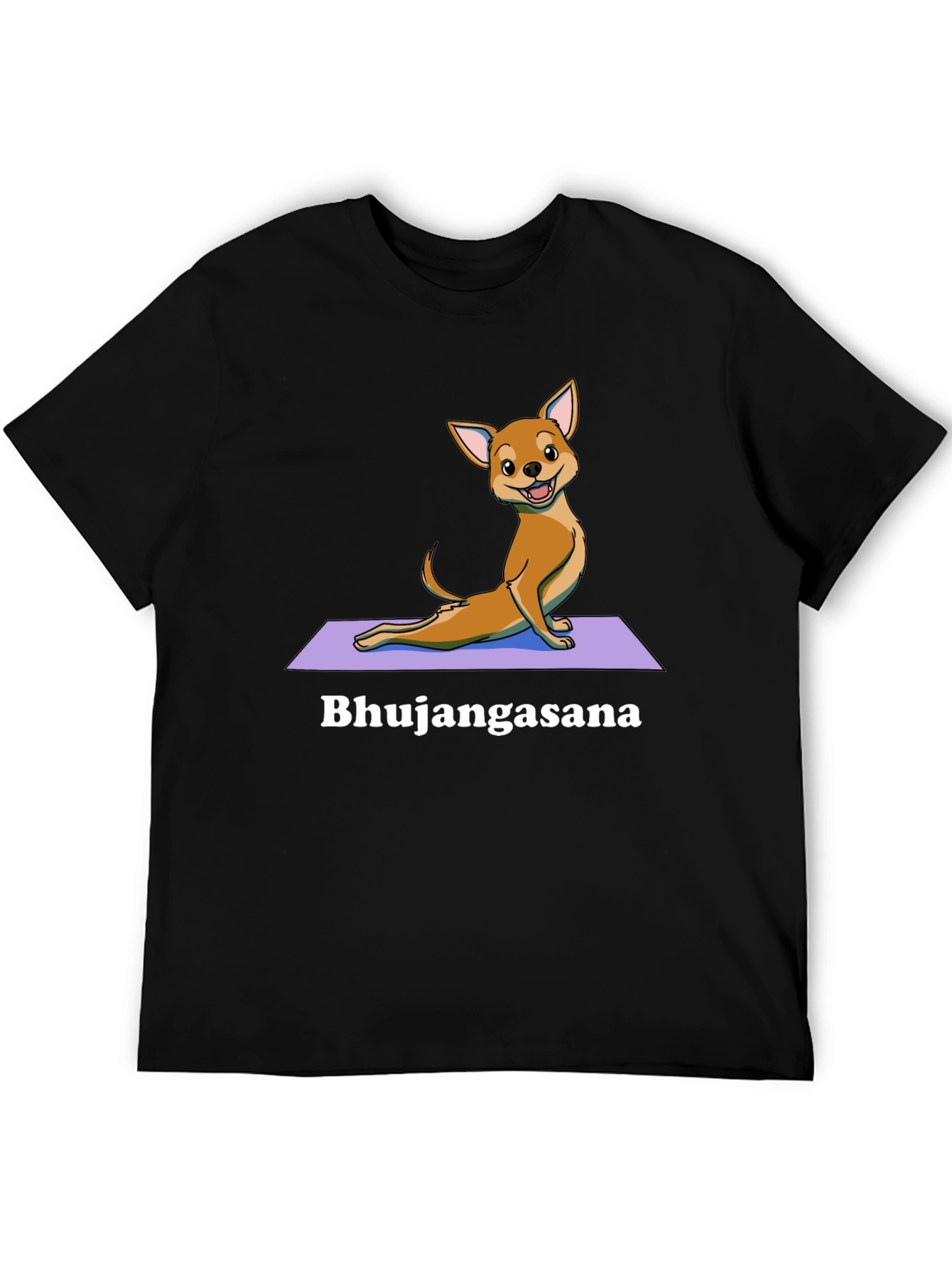 Yoga Dog T-Shirt - Bhujangasana Cobra Pose Tee
