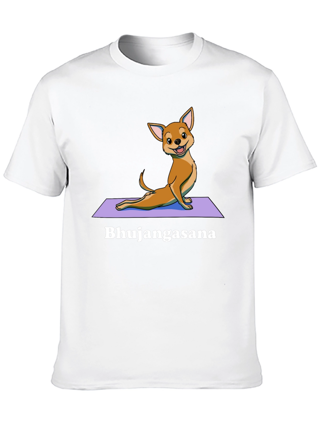 Yoga Dog T-Shirt - Bhujangasana Cobra Pose Tee