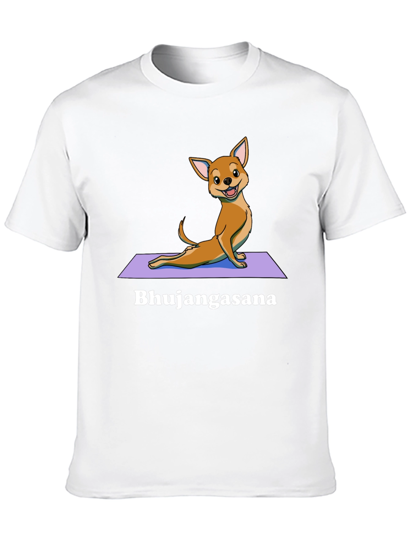 Yoga Dog T-Shirt - Bhujangasana Cobra Pose Tee