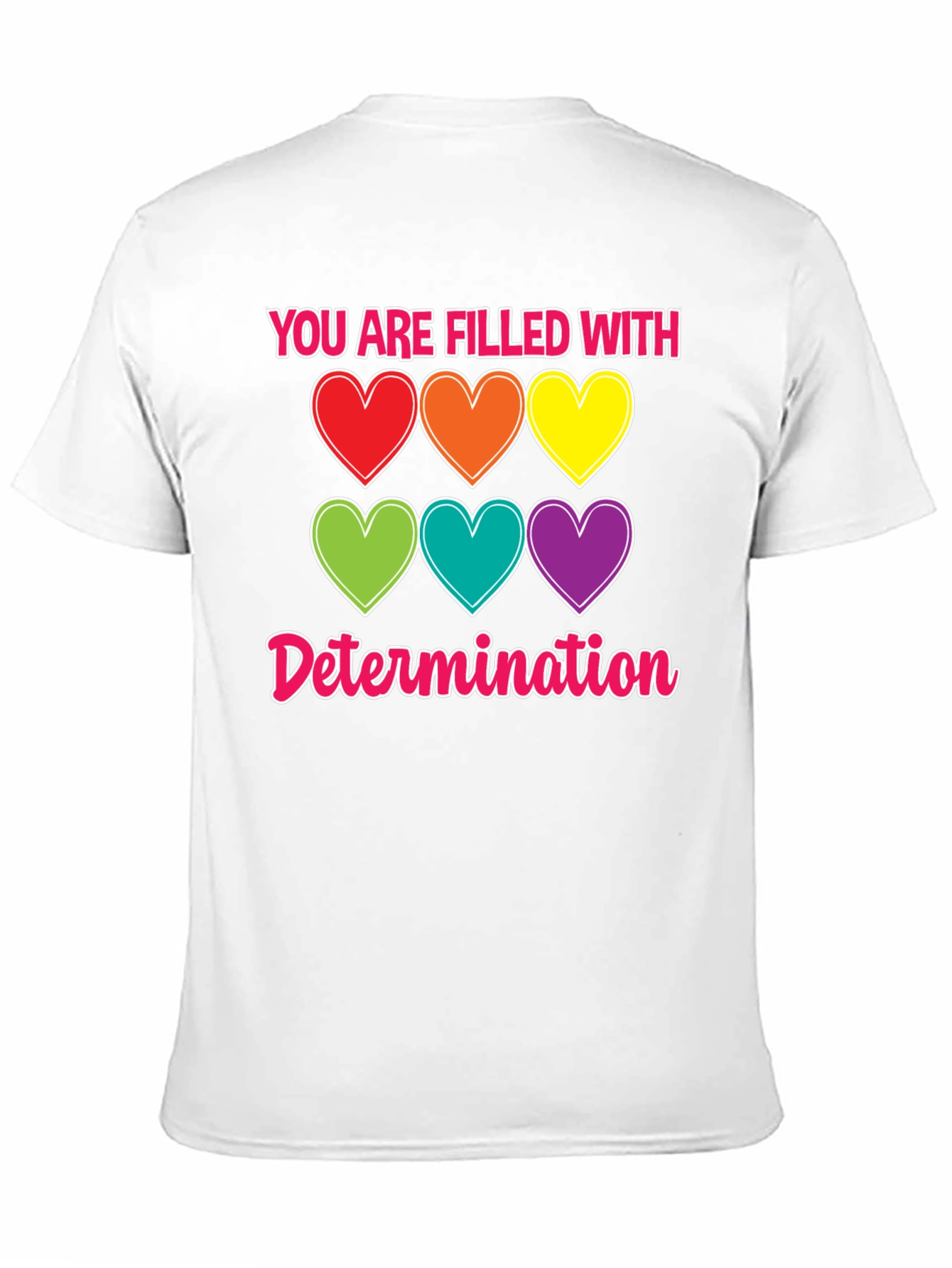 Determination Hearts T-Shirt - Unisex
