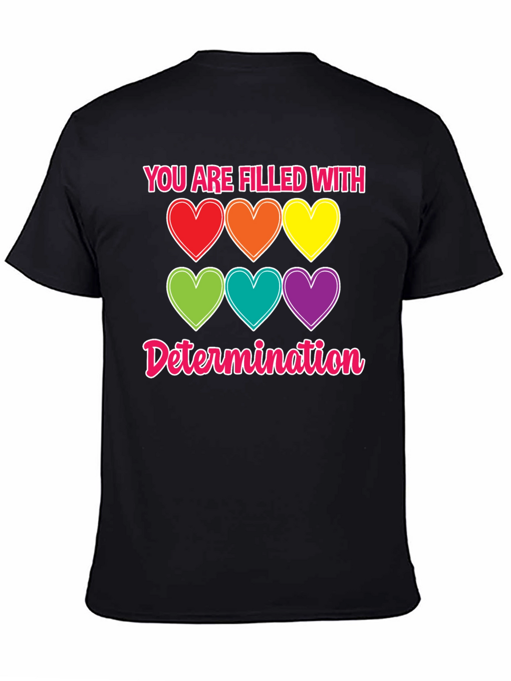 Determination Hearts T-Shirt - Unisex