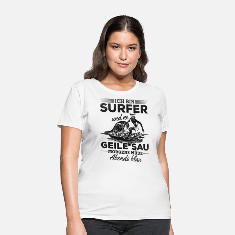 Surfer And A Horny Pig Tired In The Morning