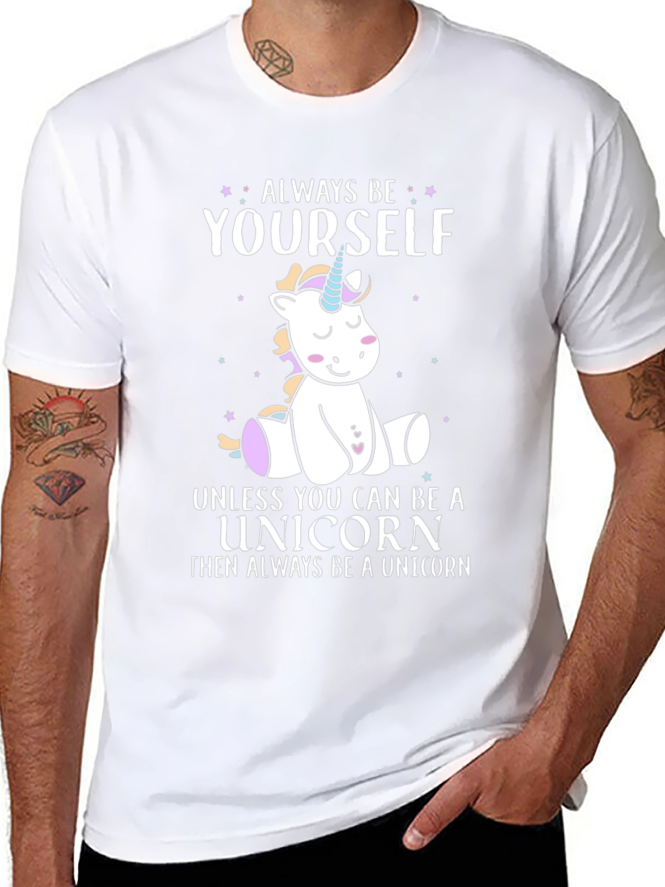 Always Be Yourself Unicorn Graphic T-Shirt