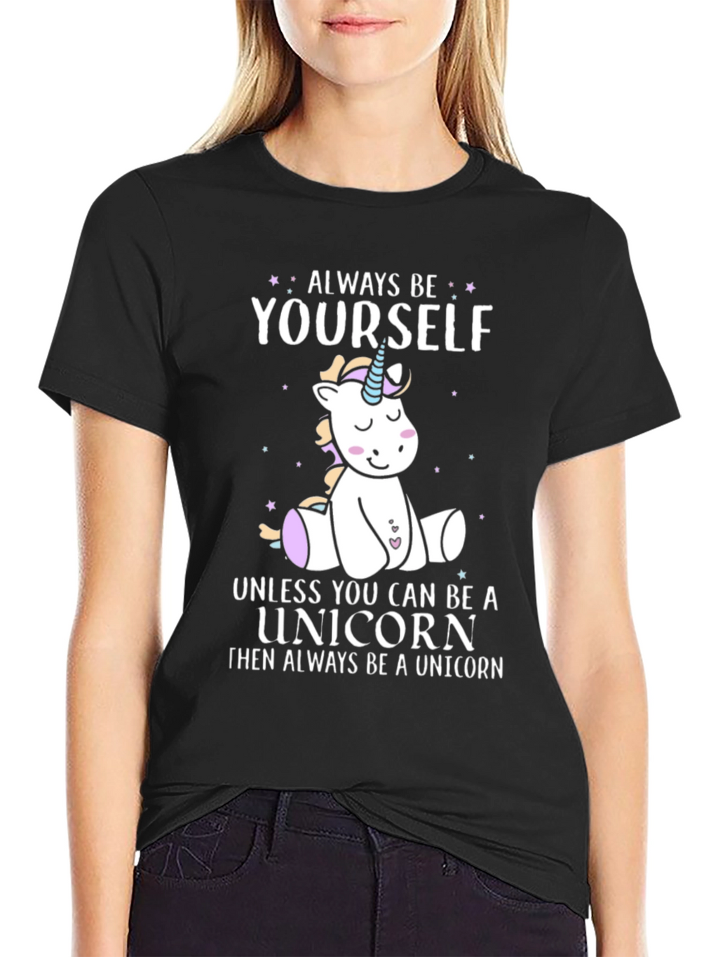 Always Be Yourself Unicorn Graphic T-Shirt