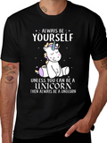 Always Be Yourself Unicorn Graphic T-Shirt