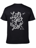 Lets Go Explore the Ocean Black Graphic Tee