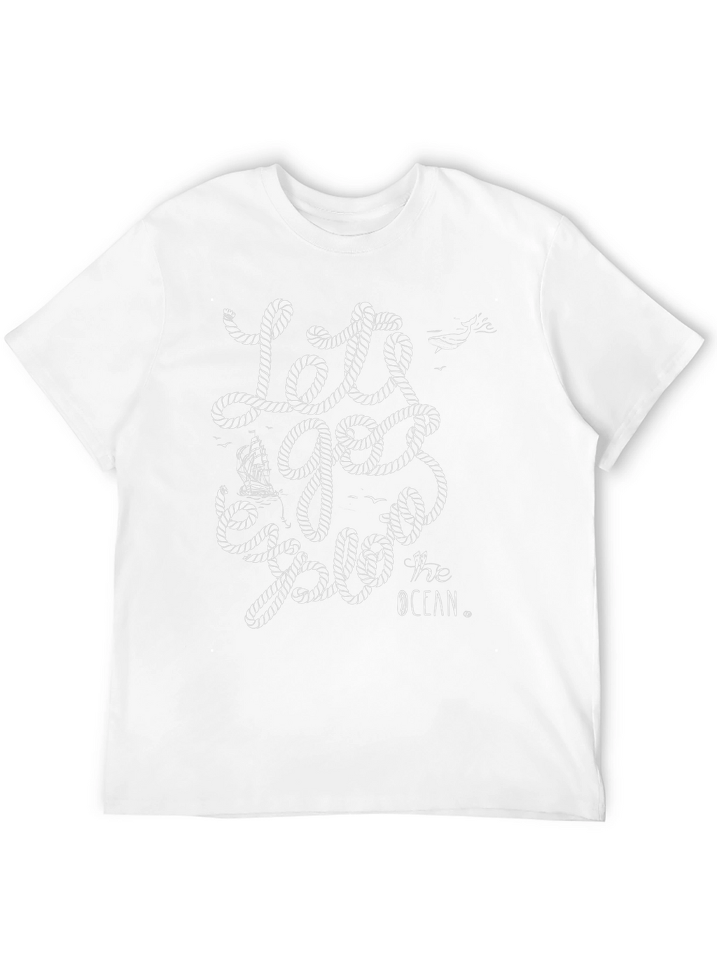 Lets Go Explore the Ocean Black Graphic Tee