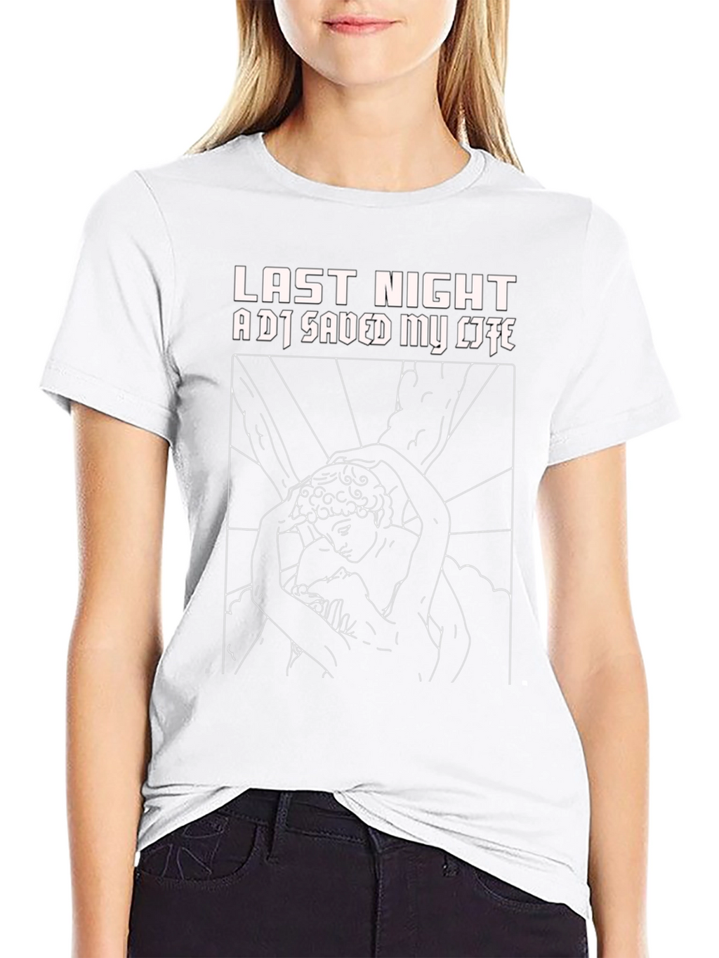 Last Night A DJ Saved My Life Graphic Tee