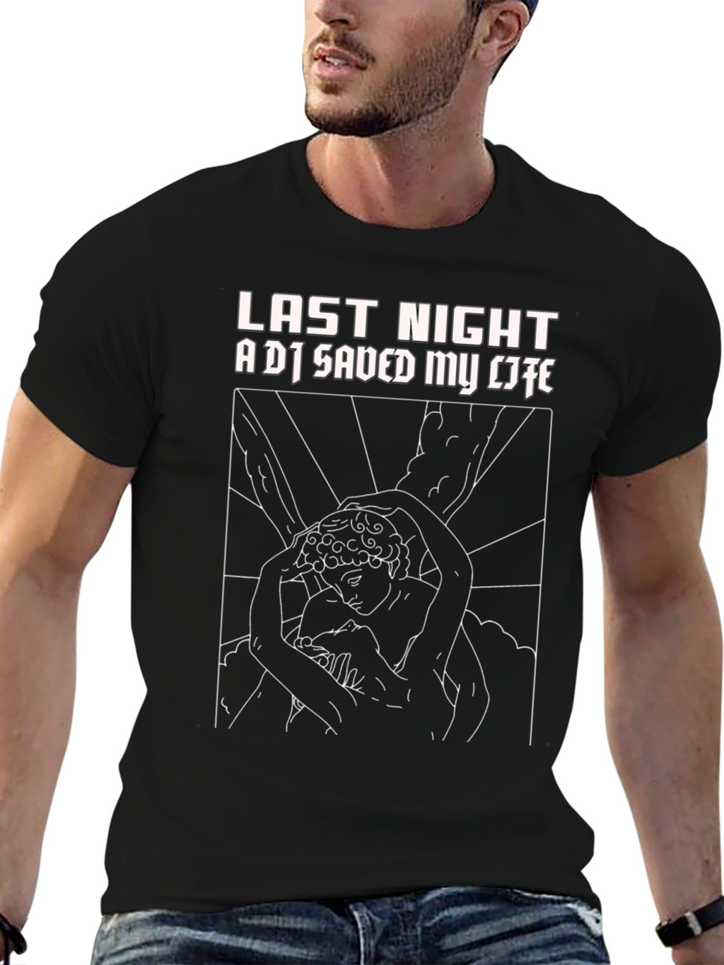 Last Night A DJ Saved My Life Graphic Tee