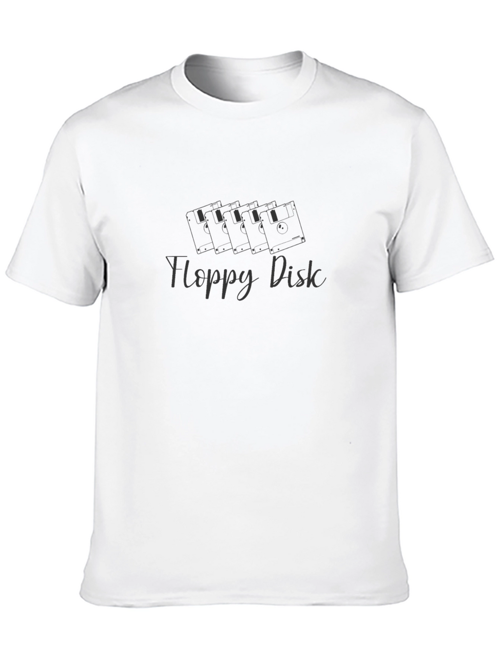 Floppy Disk Graphic T-Shirt - Retro Tech Tee