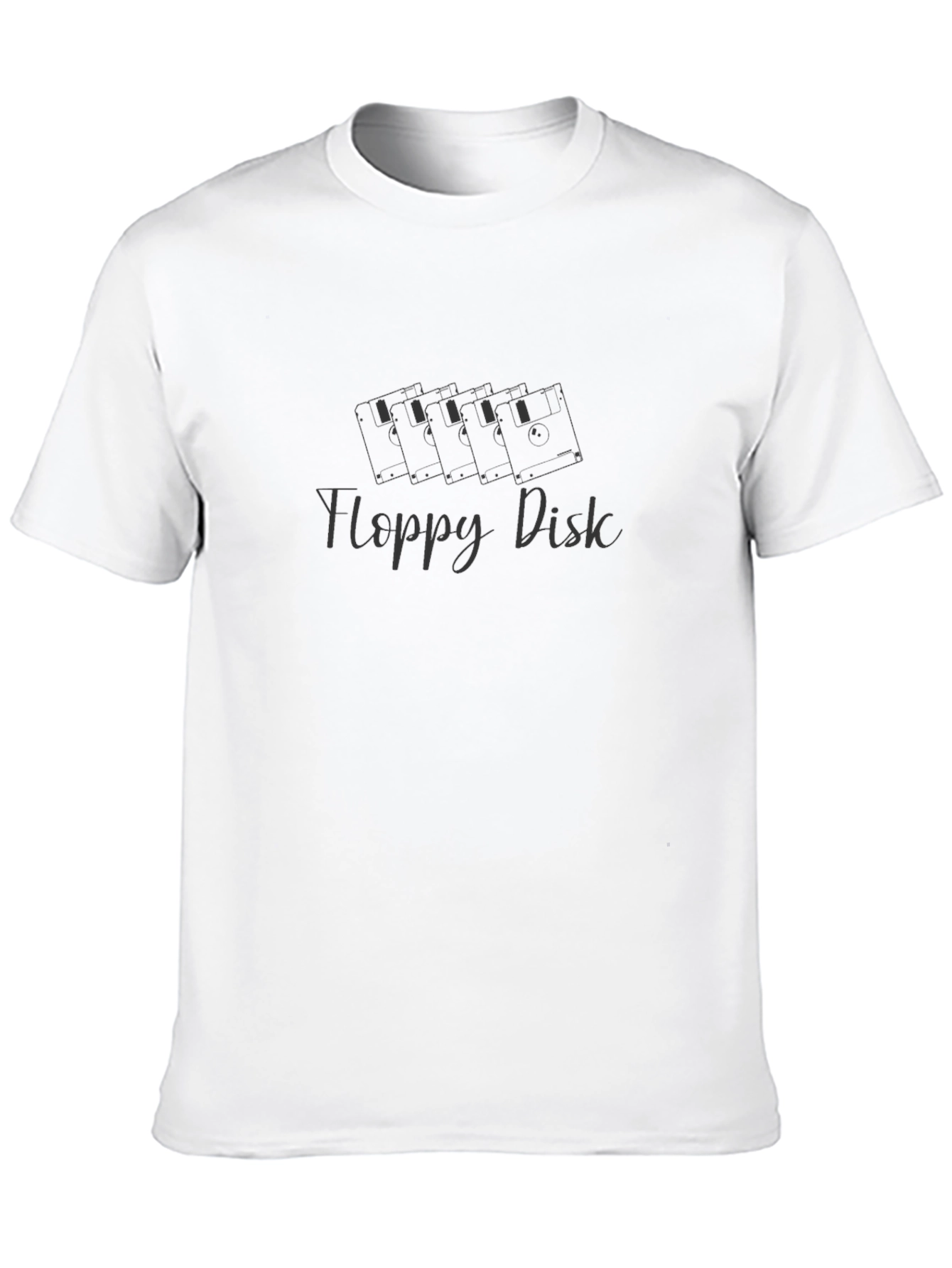 Floppy Disk Graphic T-Shirt - Retro Tech Tee