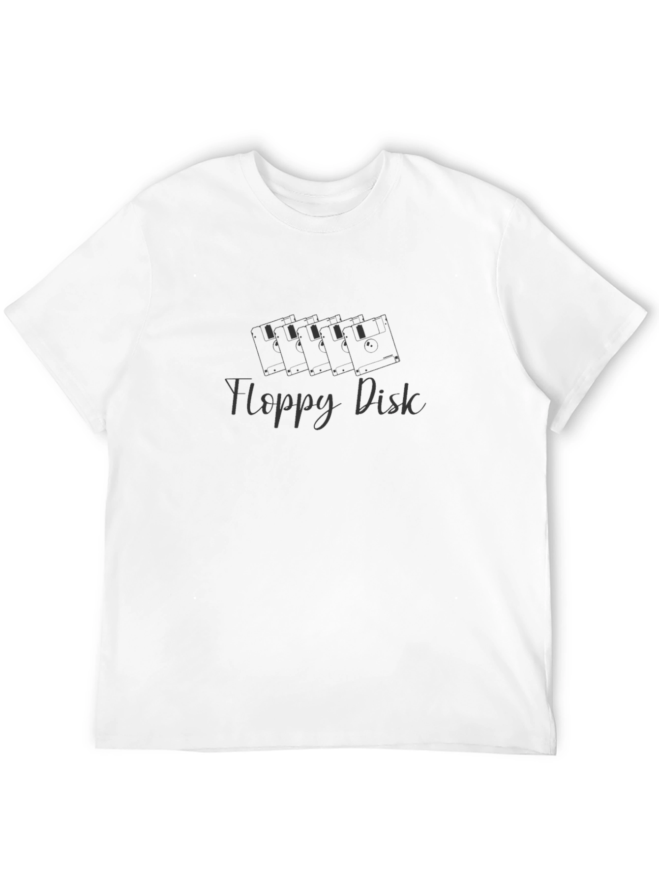 Floppy Disk Graphic T-Shirt - Retro Tech Tee