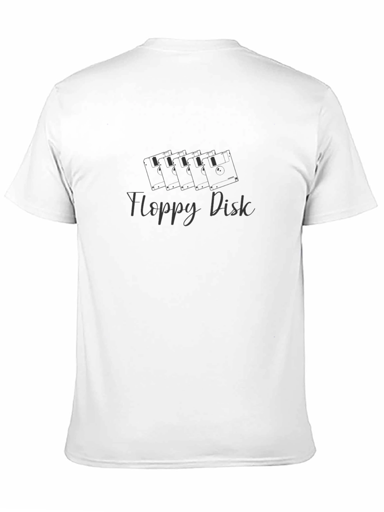 Floppy Disk Graphic T-Shirt - Retro Tech Tee