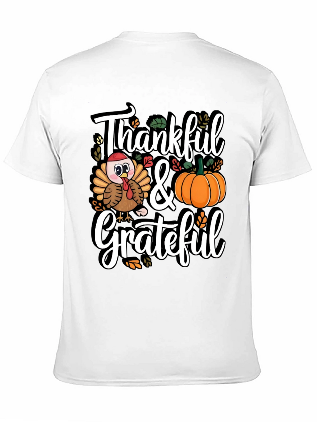 Thankful & Grateful Thanksgiving T-Shirt