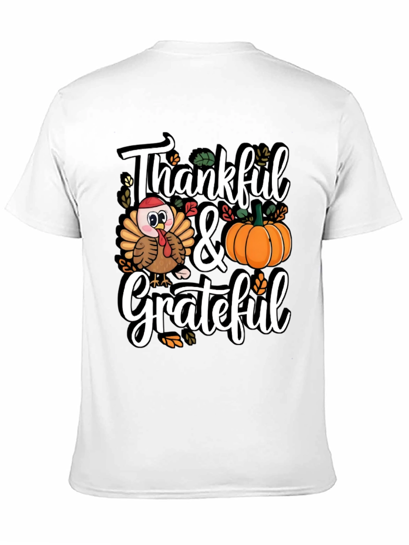 Thankful & Grateful Thanksgiving T-Shirt