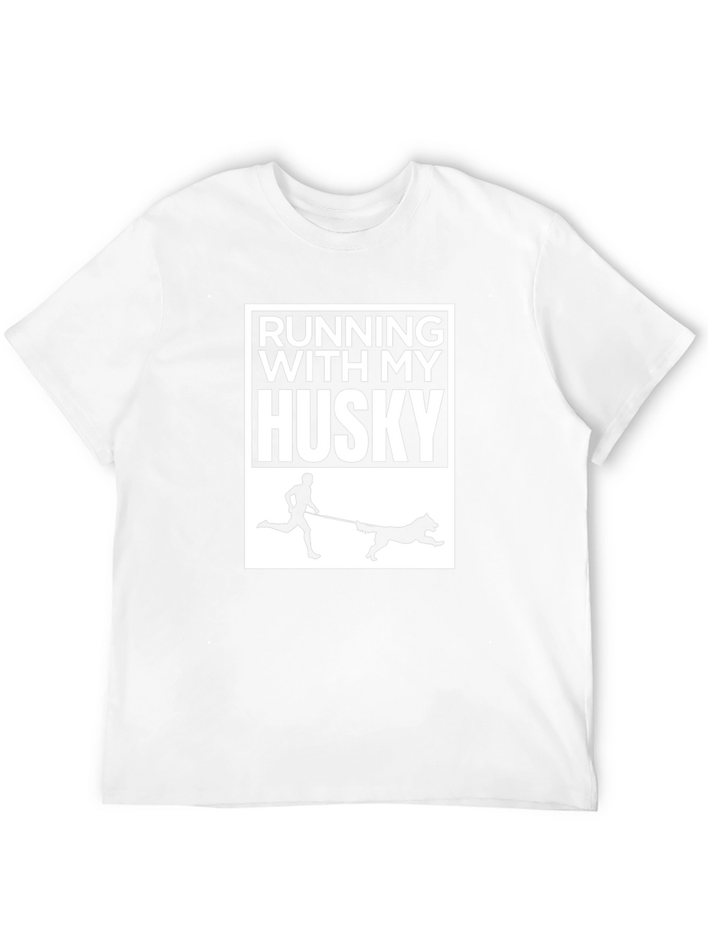 Running With My Husky T-Shirt