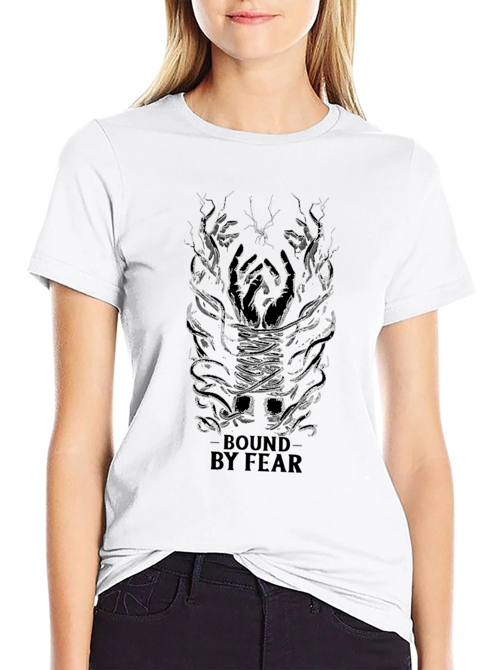 Bound By Fear Graphic T-Shirt - Black