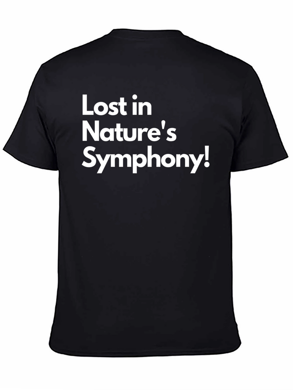 Lost in Natures Symphony Black T-Shirt