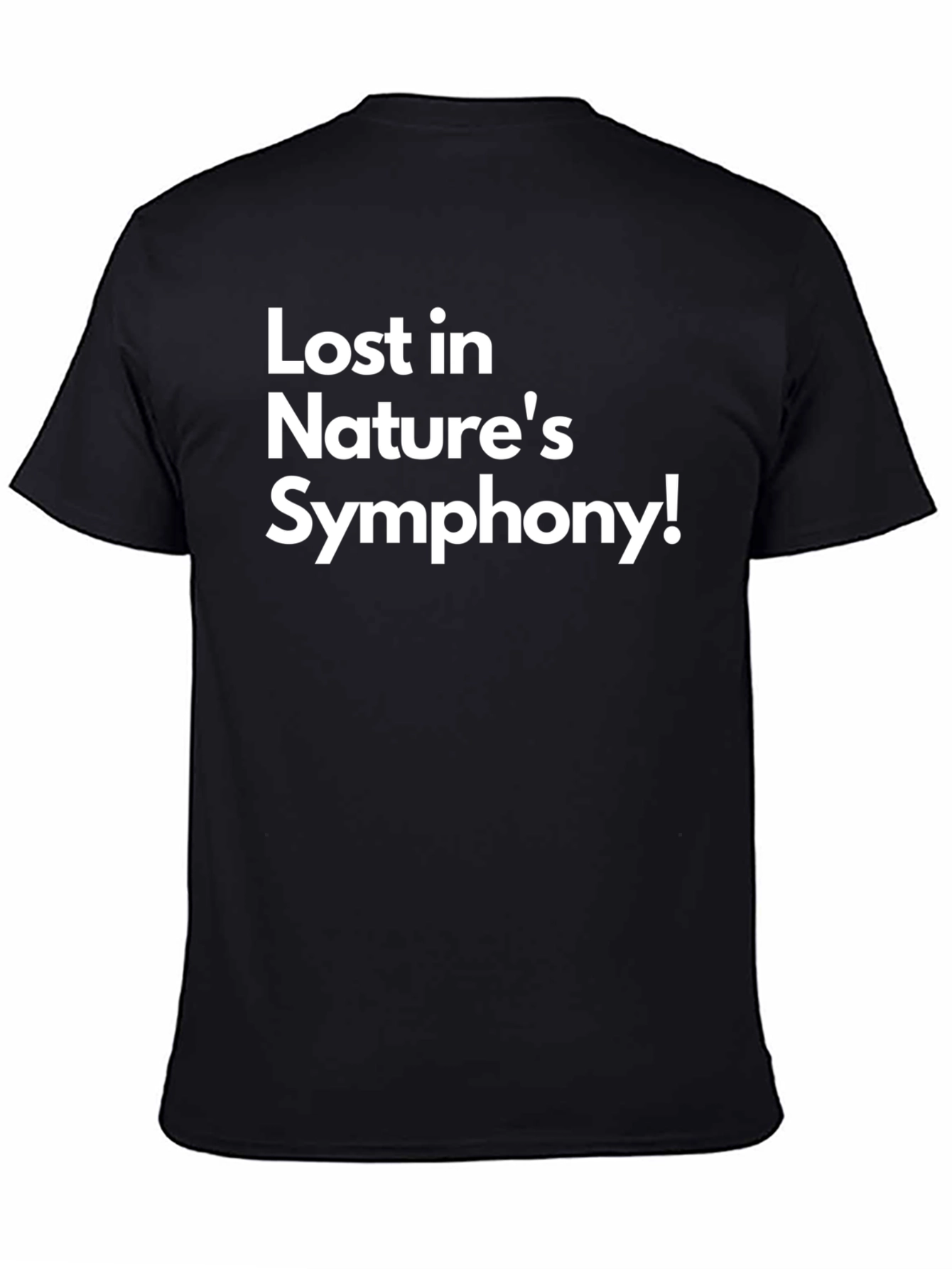Lost in Natures Symphony Black T-Shirt