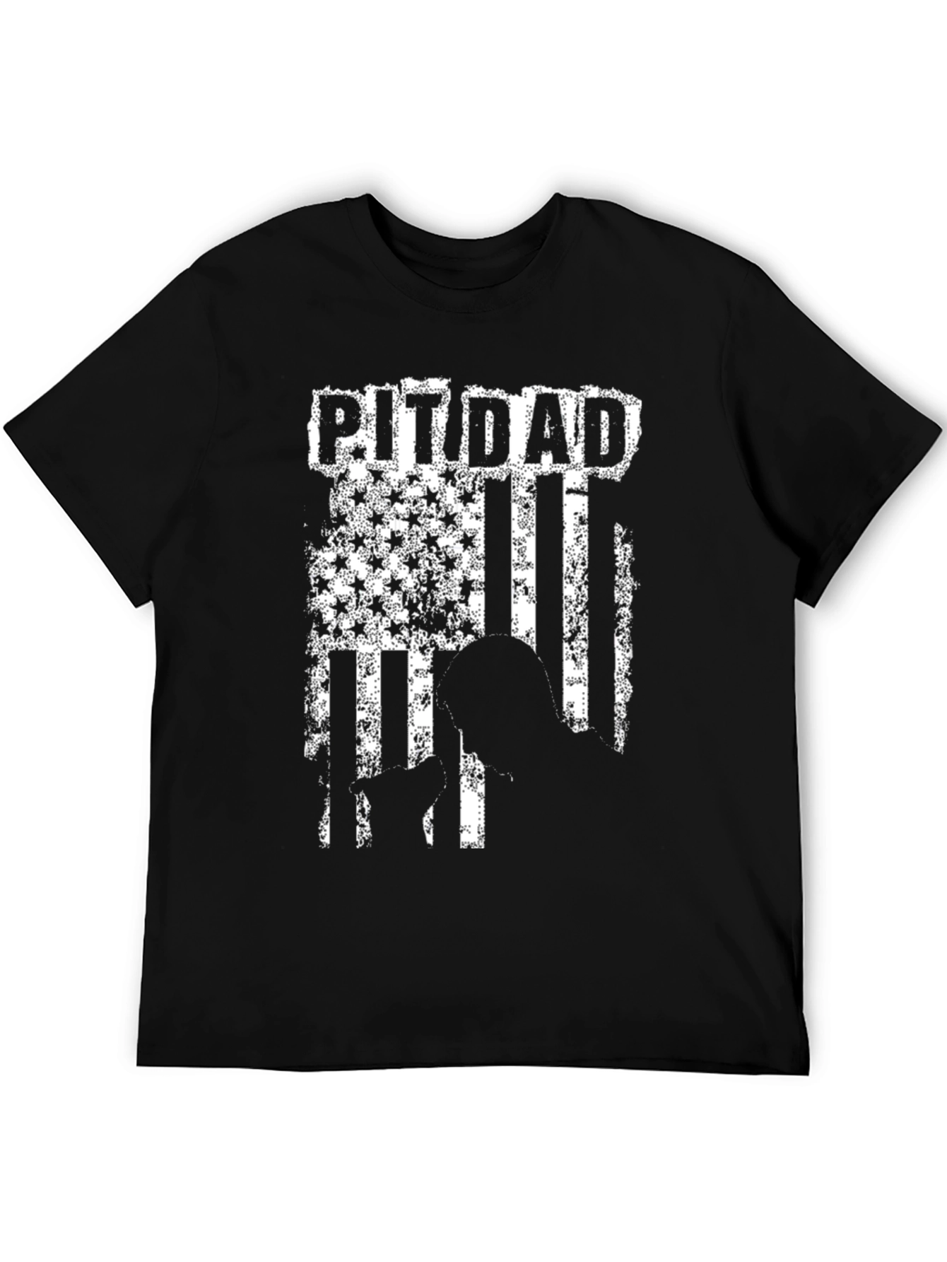 Patriotic Pit Dad T-Shirt