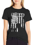 Patriotic Pit Dad T-Shirt
