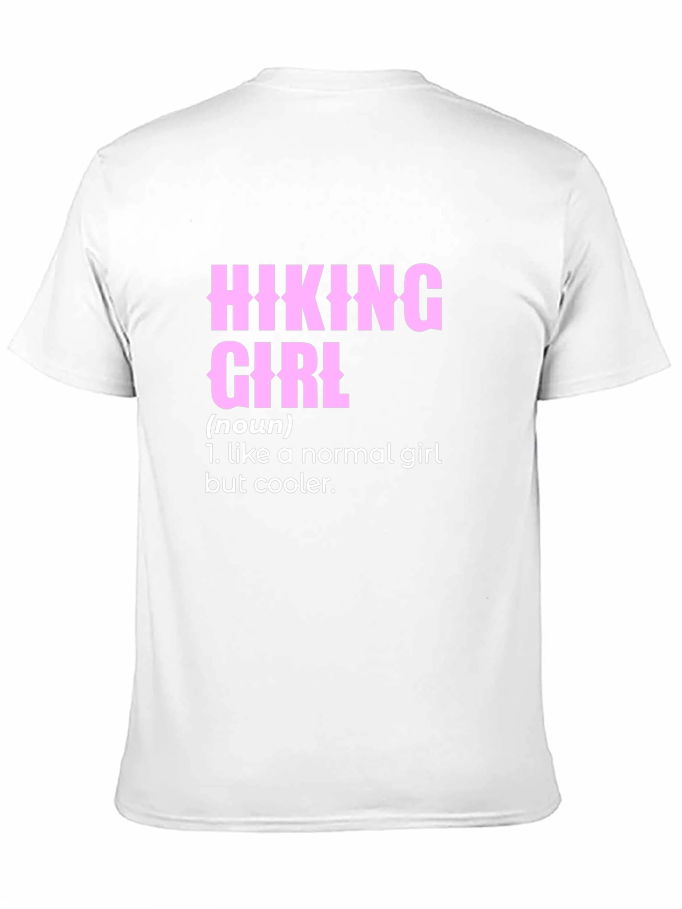 Hiking Girl Definition T-Shirt - Black