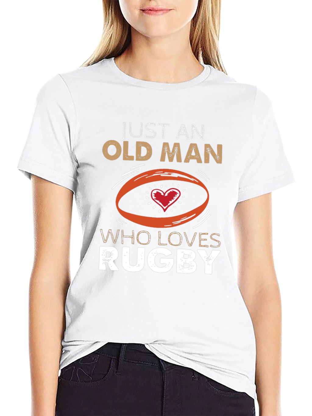 Just An Old Man Who Loves Rugby T-Shirt