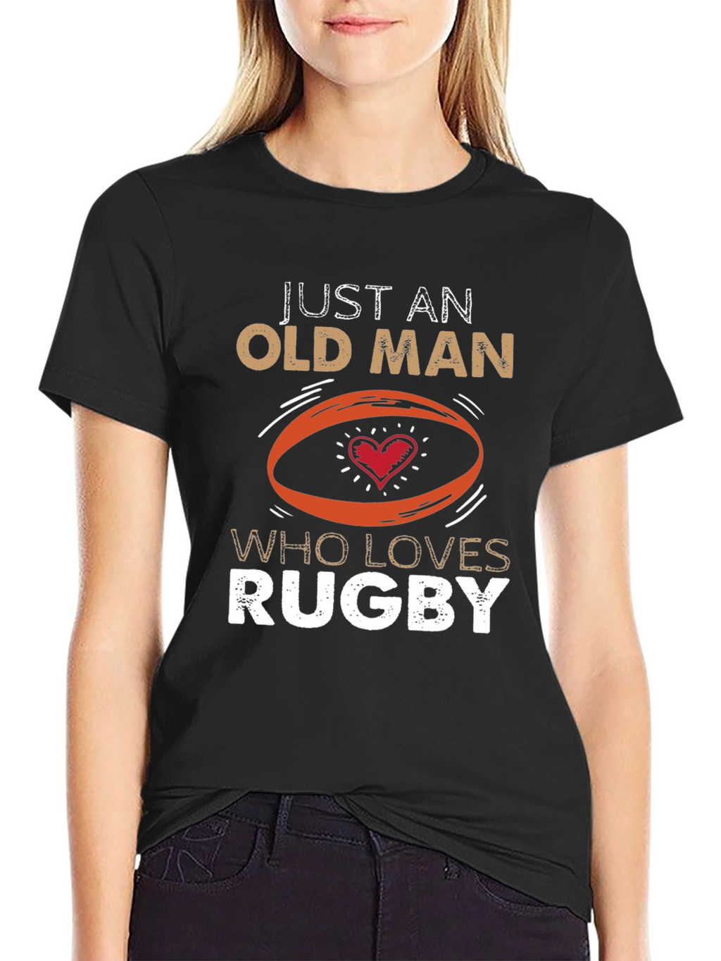 Just An Old Man Who Loves Rugby T-Shirt