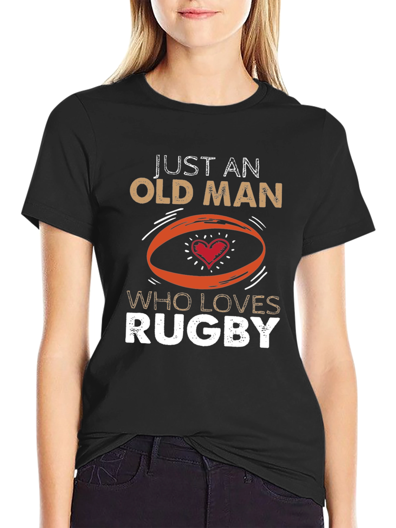 Just An Old Man Who Loves Rugby T-Shirt