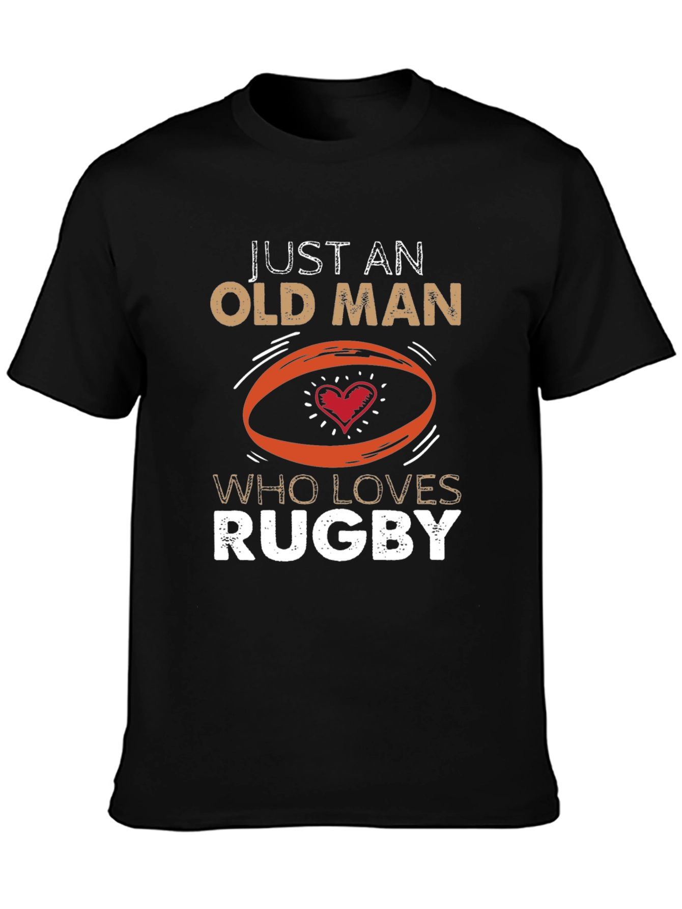Just An Old Man Who Loves Rugby T-Shirt