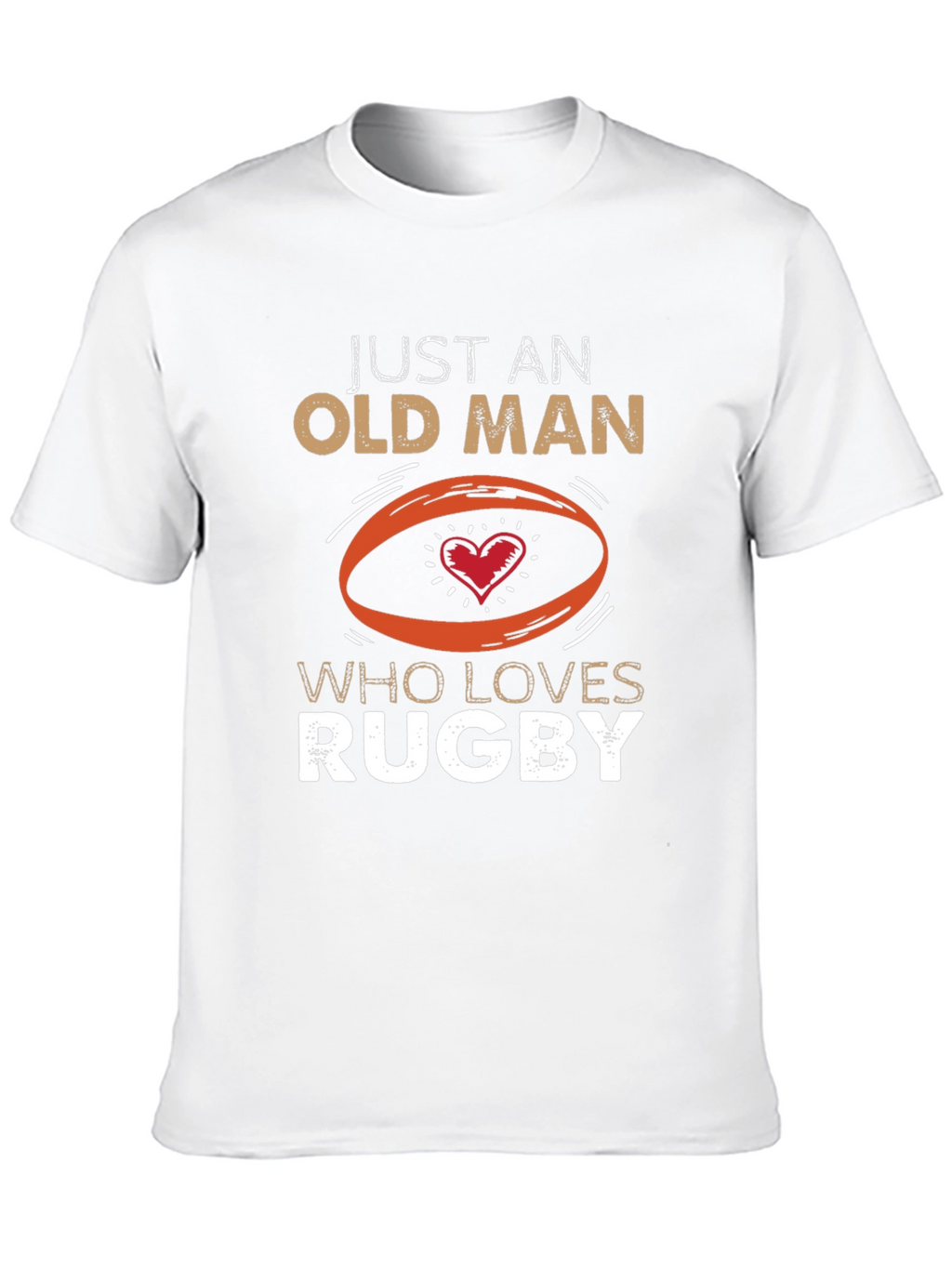 Just An Old Man Who Loves Rugby T-Shirt